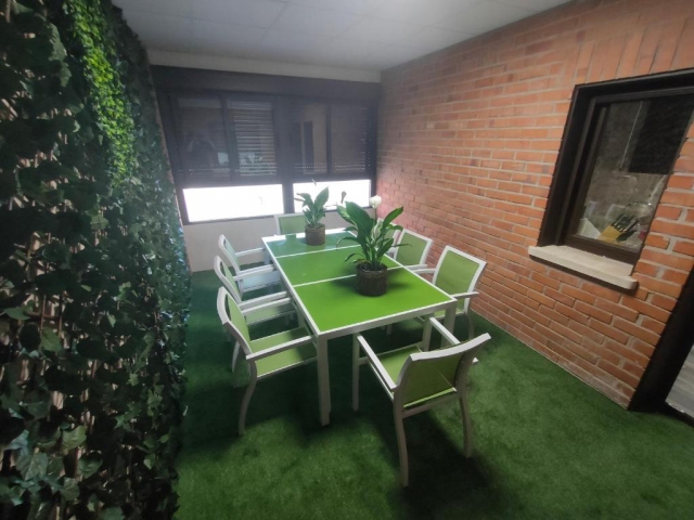 Terraza con comedor