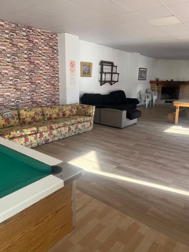 Sala de eventos con billar 