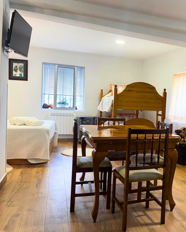 Sala de estar y dormitorio