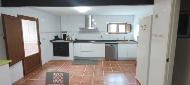 Cocina con salida al exterior