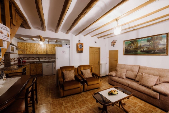 Sala de estar con cocina