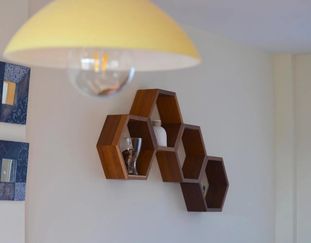 Sala de estar y sus detalles