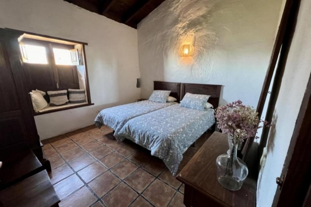 Dormitorio doble con camas