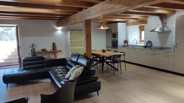 Sala de estar con cocina