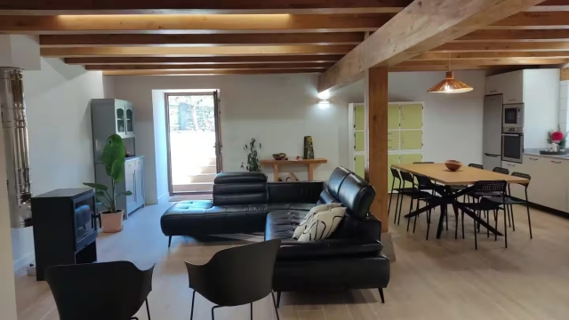 Sala de estar con cocina