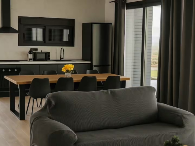Sala de estar con cocina