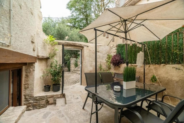 Acceso a la terraza privada