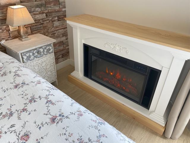 Chimenea en la habitacion