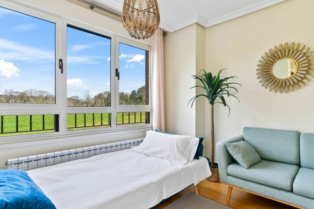 Sala de estar y sofa cama 