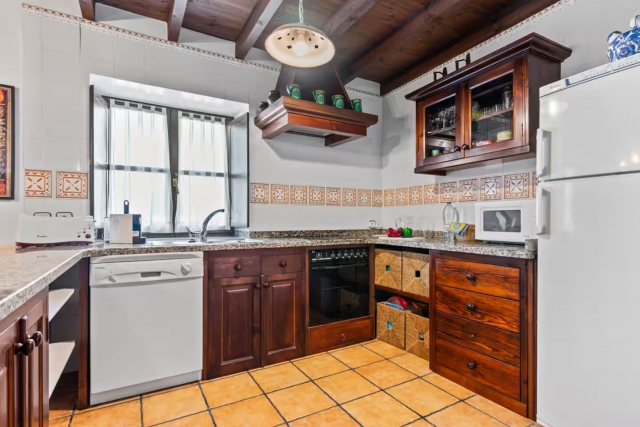 Cocina con encimera en U