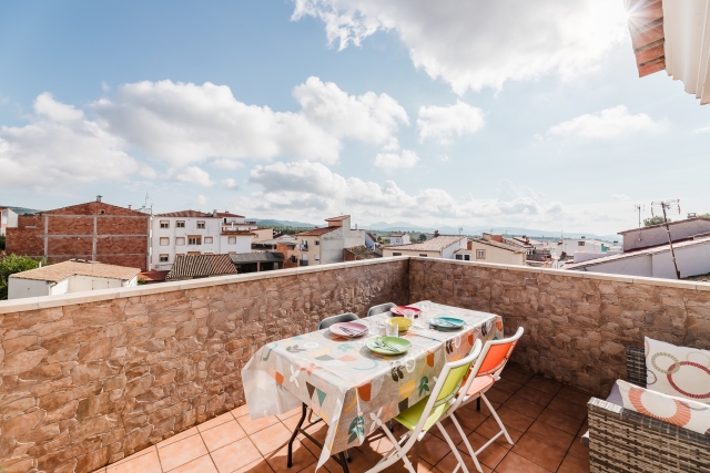 Terraza con vistas