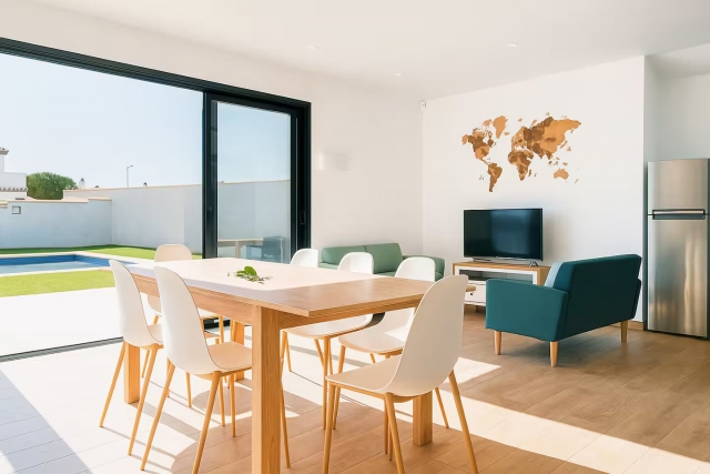 Sala agradable con acceso