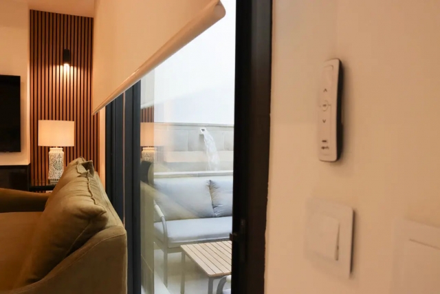 Sala de estar y vistas 