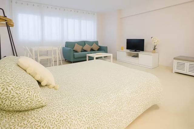 Dormitorio amplio con vistas