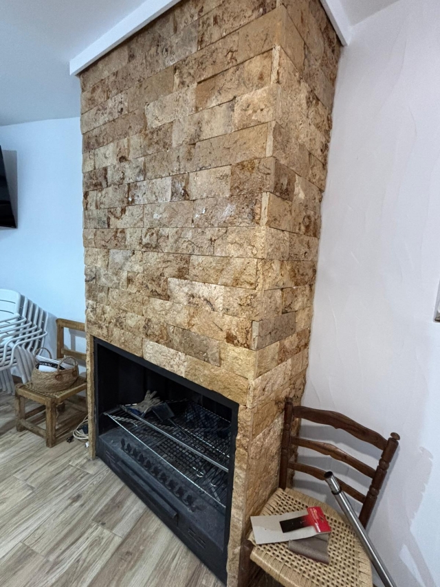 Chimenea en el salon