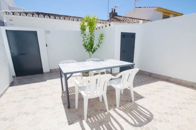 Amplia terraza exterior