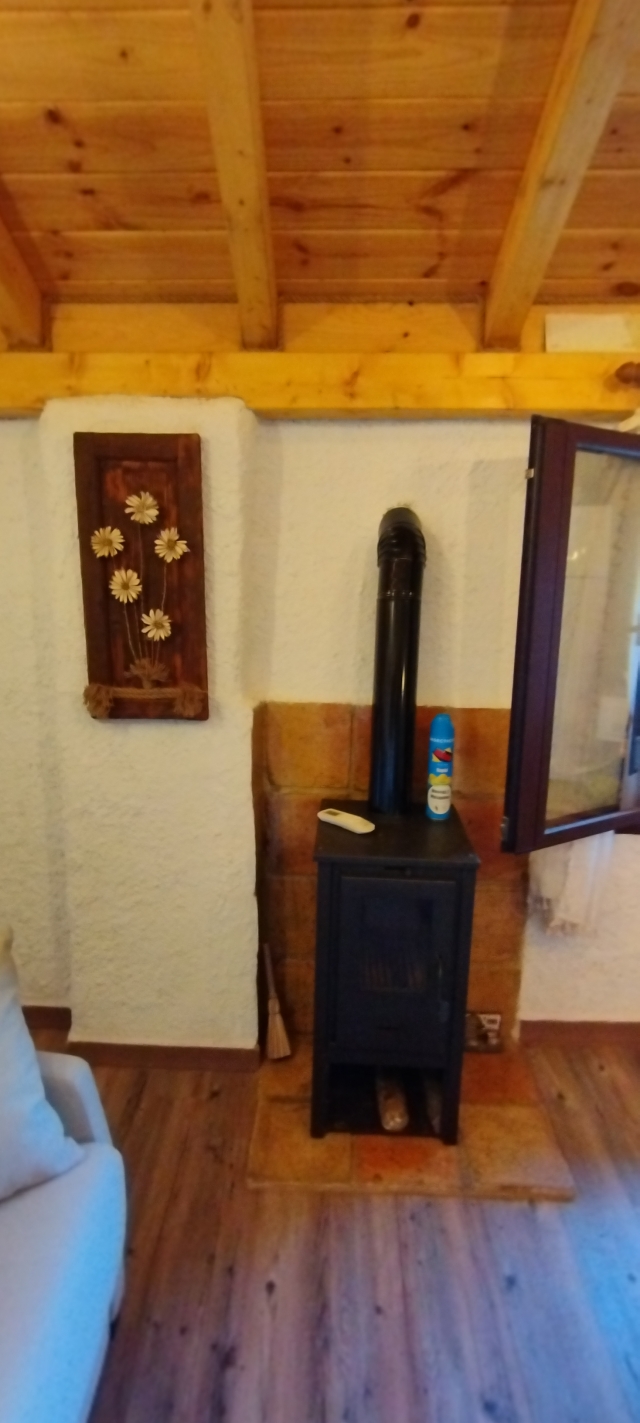 Salon y chimenea