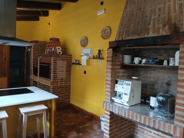 Cocina con zona office