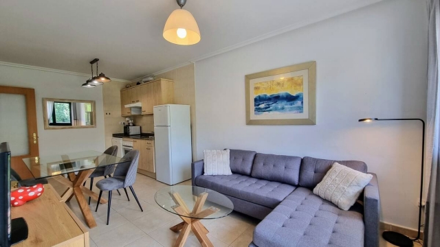 Sala de estar con cocina