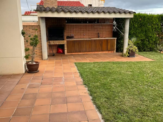 Vistas de la barbacoa