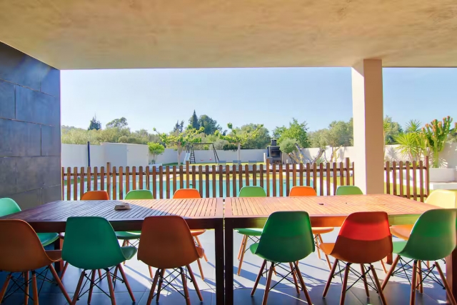 Amplio porche con vistas