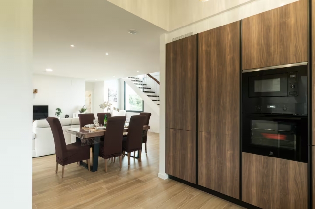 Sala desde la cocina