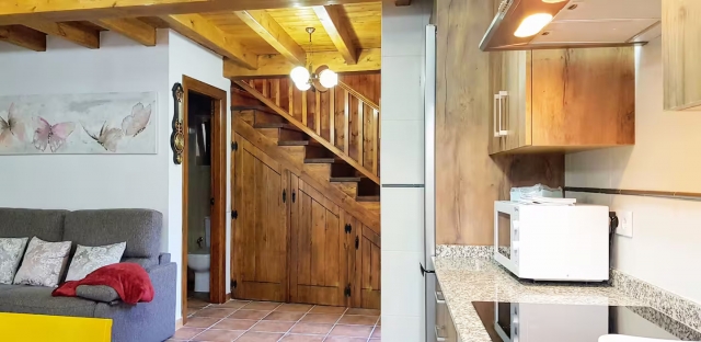 Sala de estar con cocina