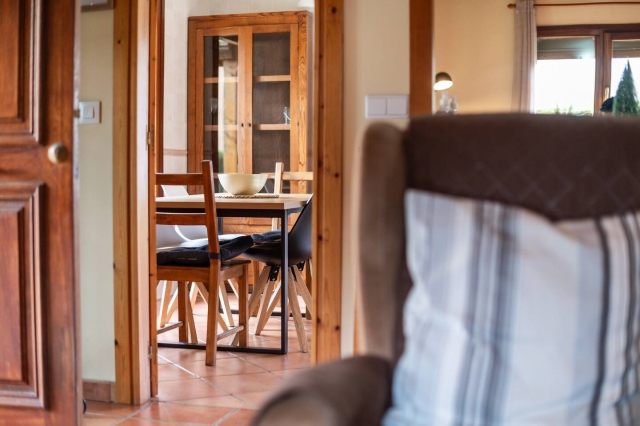 Sala de estar y vista 