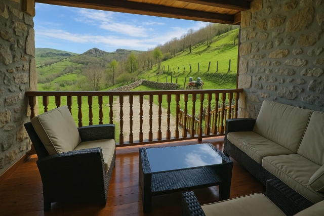 Amplio exterior y terraza