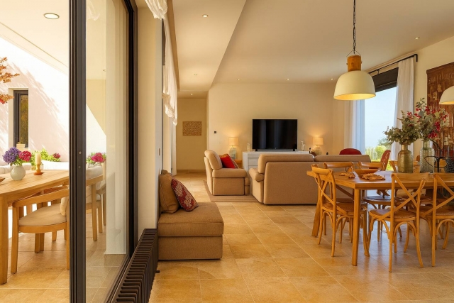 Sala agradable con salida