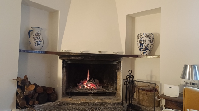 Chimenea salon
