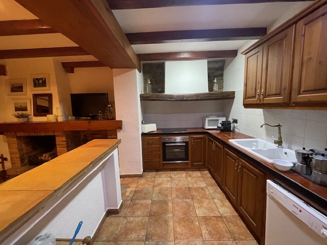 Cocina americana amplia