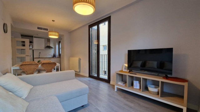 Sala amplia con cocina