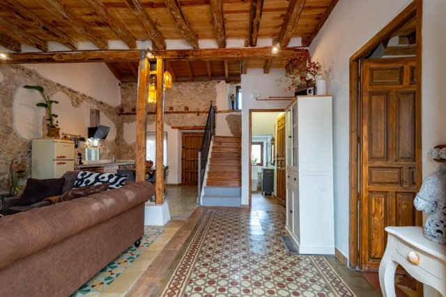 Sala de estar a la entrada 