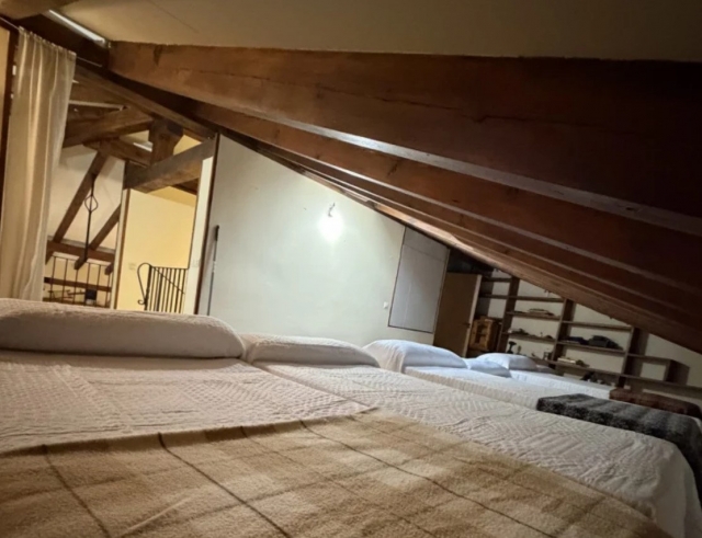 Dormitorio en la buhardilla