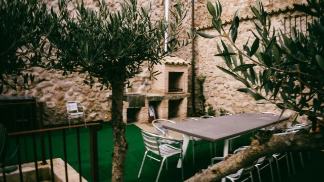 exterior con barbacoa