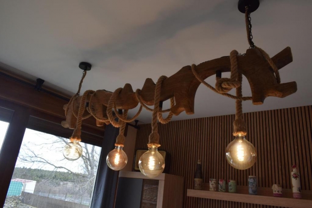 Sala de estar y sus detalles