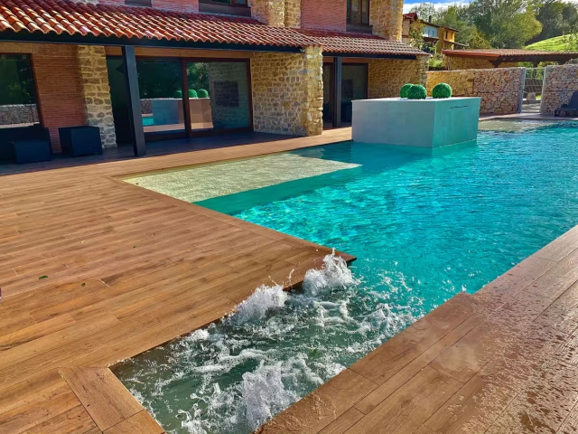 Vistas de la piscina