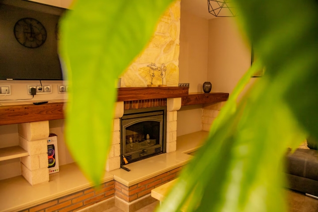 Sala con la chimenea