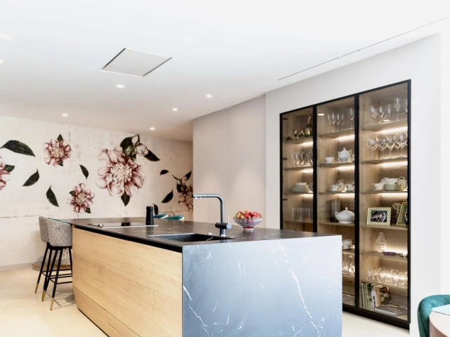 Cocina americana con isla