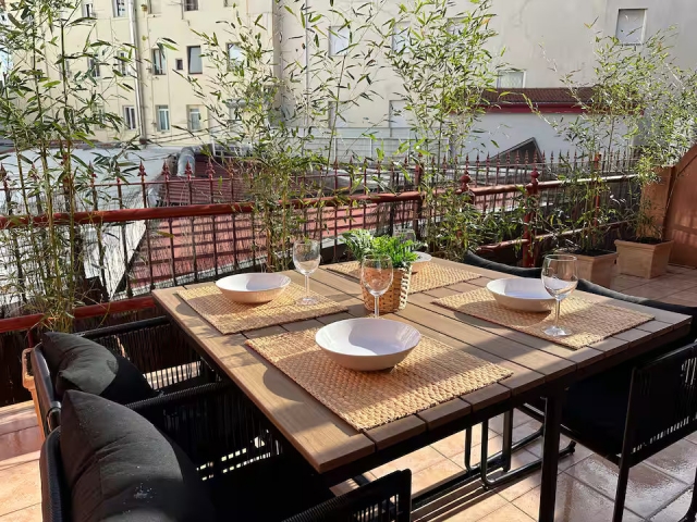 Amplia terraza 