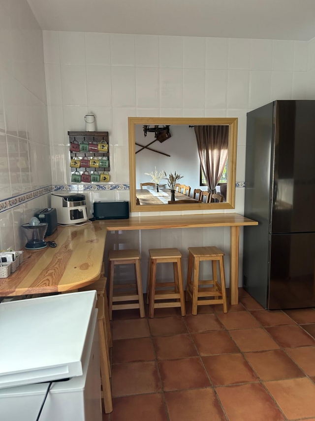 Cocina con barra