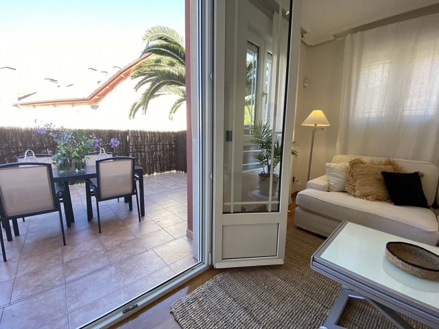 Sala agradable con vistas