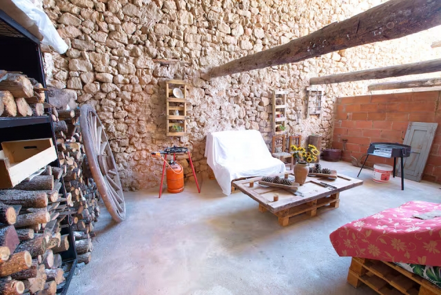 Amplio patio exterior 