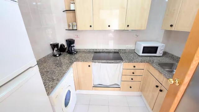 Cocina con encimera en U