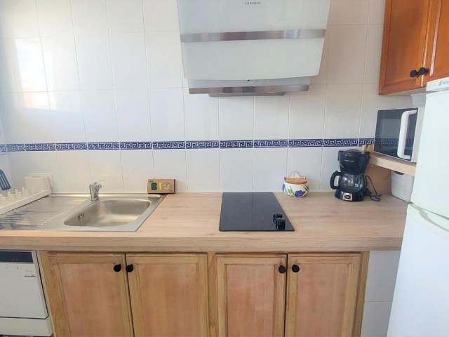 Cocina con armarios 