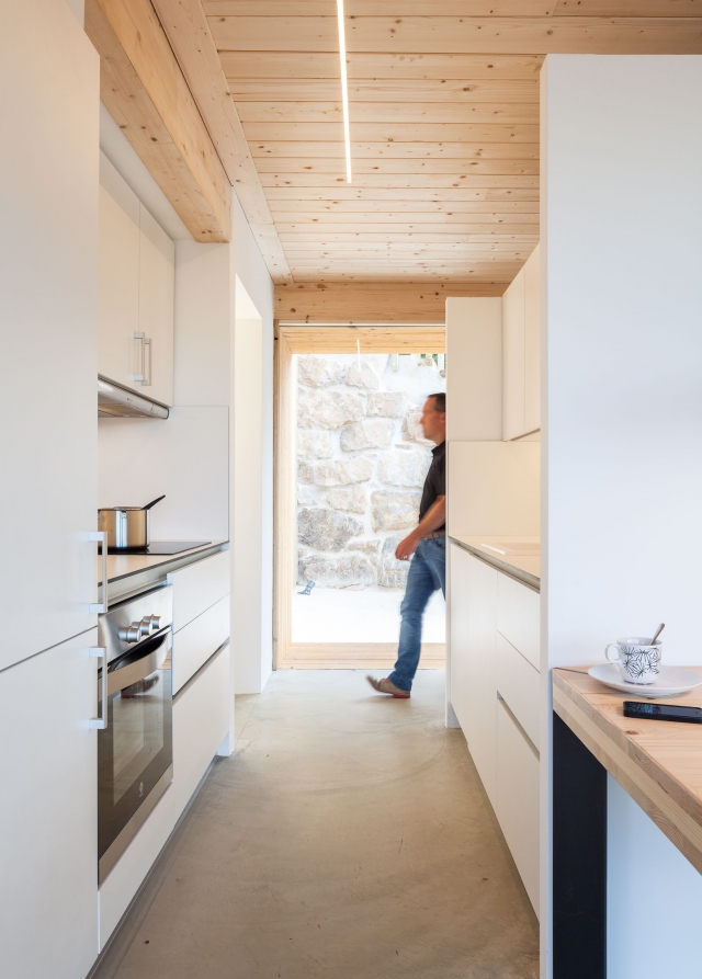 Cocina con encimera