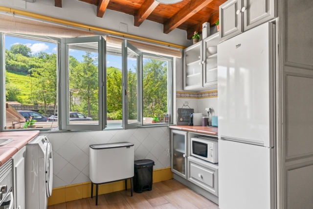 Cocina con vistas