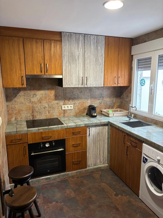 Cocina amplia en L