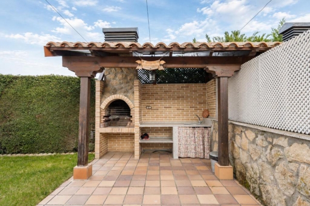 Vistas de la barbacoa 